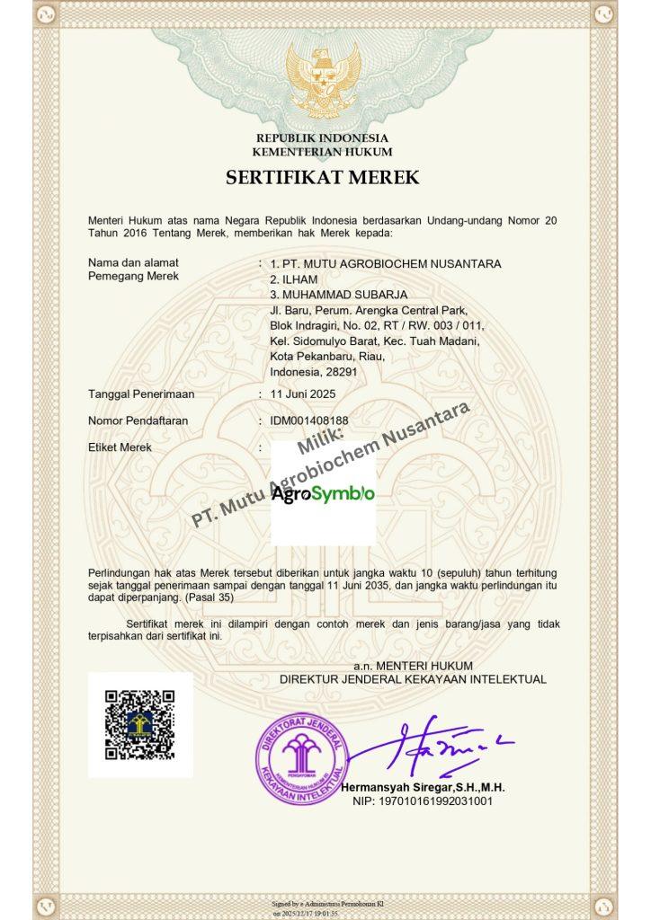 sertifikat merek